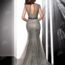 Вечернее длинное платье с металлическими оттенками MC070B
