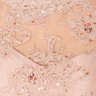 Короткое вечернее платье дымчато-розового оттенка  ST031B