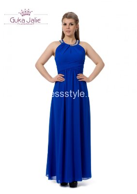 Вечернее длинное платье Калипсо blue