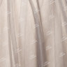 Вечернее длинное платье кремового цвета с пышной юбкой и декорированным лифом MC065B
