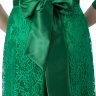 Длинное платье зеленого цвета  Скарлетт